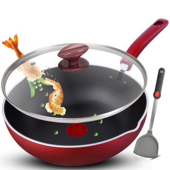 [Special silica gel shovel for free of RMB 59] Sopol frying pan Hot spot deep frying pan 28cm oil sm